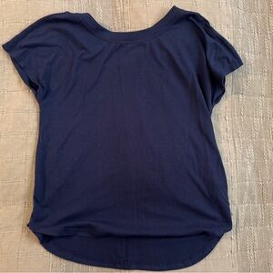 Athletic Works Dark Blue Short Sleeve Tee